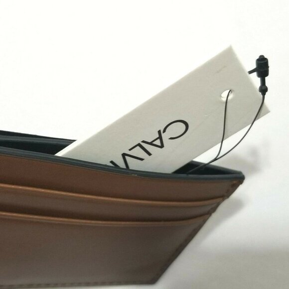 Calvin Klein Men's Leather ID Card Wallet‎ RFID - Picture 5 of 5